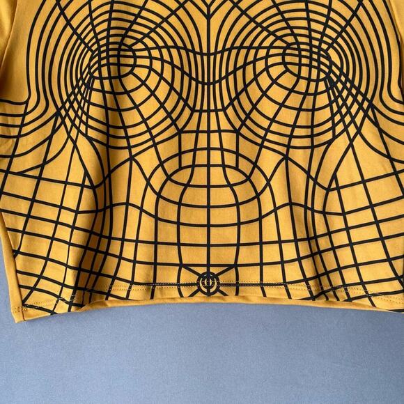 Julia‎ by Love J sz (S, M, L, XL,) gold crop top NWT - Picture 3 of 6